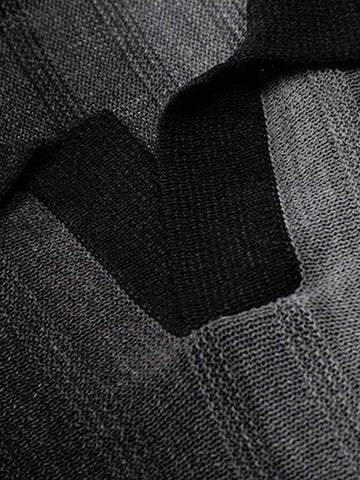 Gradient Textured Knit Polo Shirt 