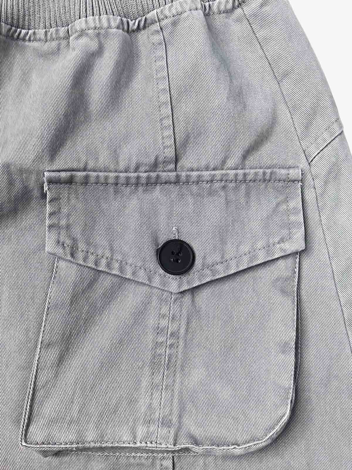 Multi-Pocket Drawstring Cargo Pants