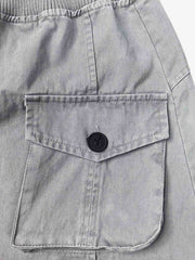 Multi-Pocket Drawstring Cargo Pants