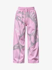 Spiderweb Graphic Full-Zip Hoodie & Sweatpants Set