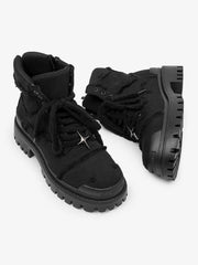 Four-Point Star High-Top Martin Boots