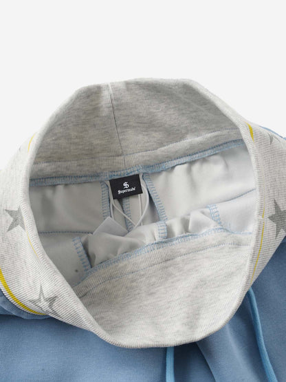 Pantalones cortos con cordón y cintura ancha en forma de estrella