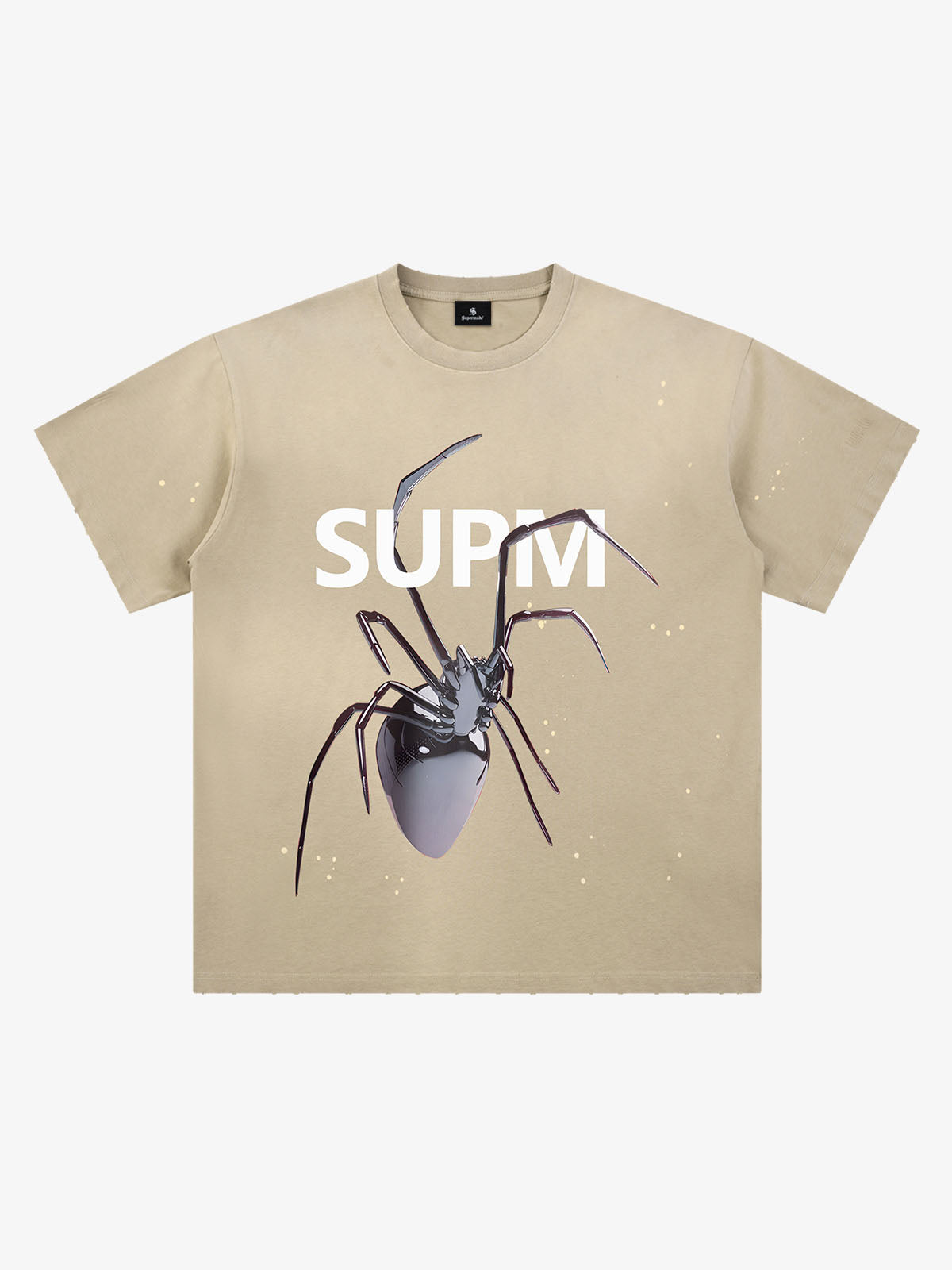 Vintage Spider Graphic Washed T-Shirt 