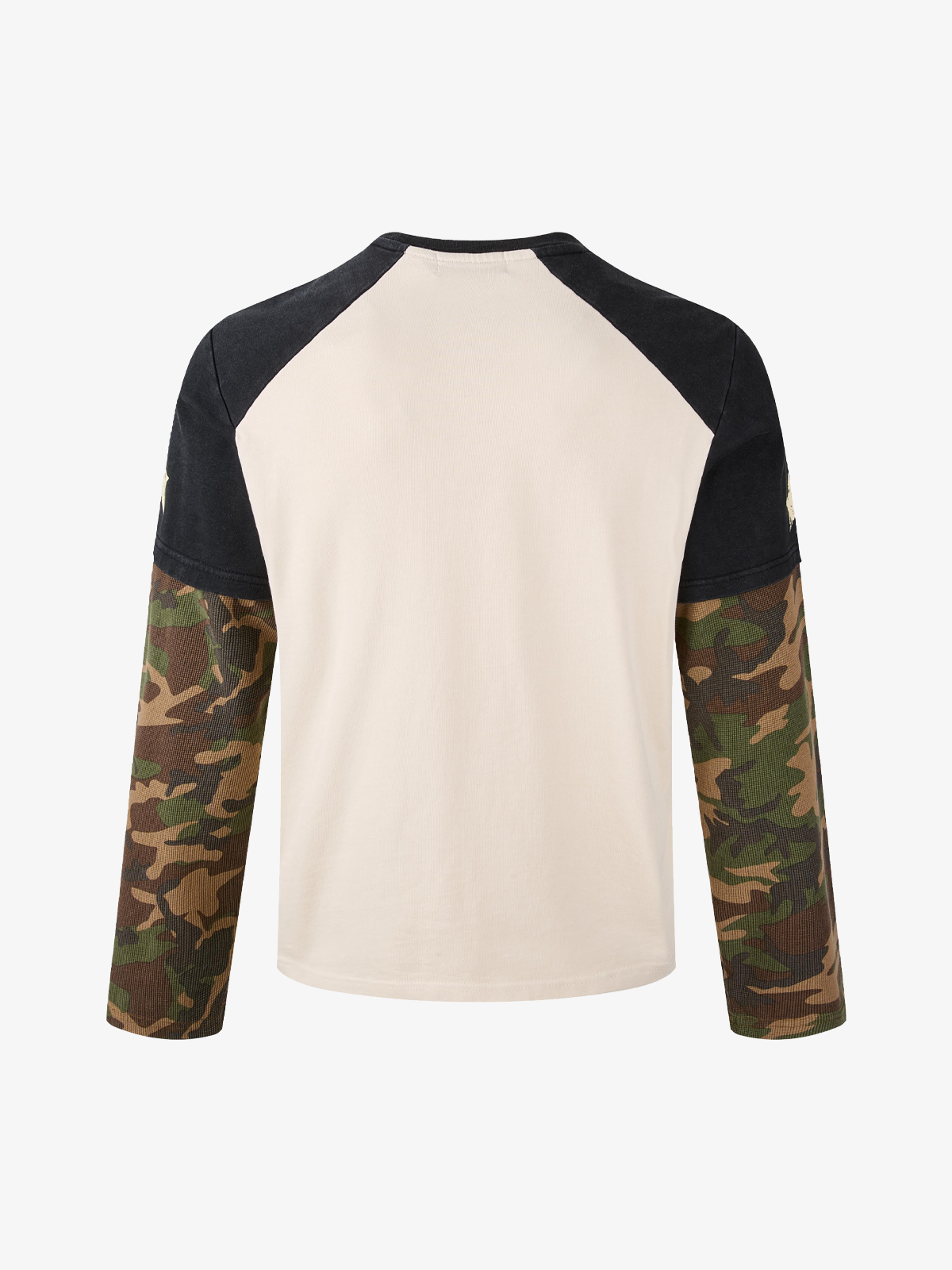 Camo Layered Graphic Long Sleeve Tee
