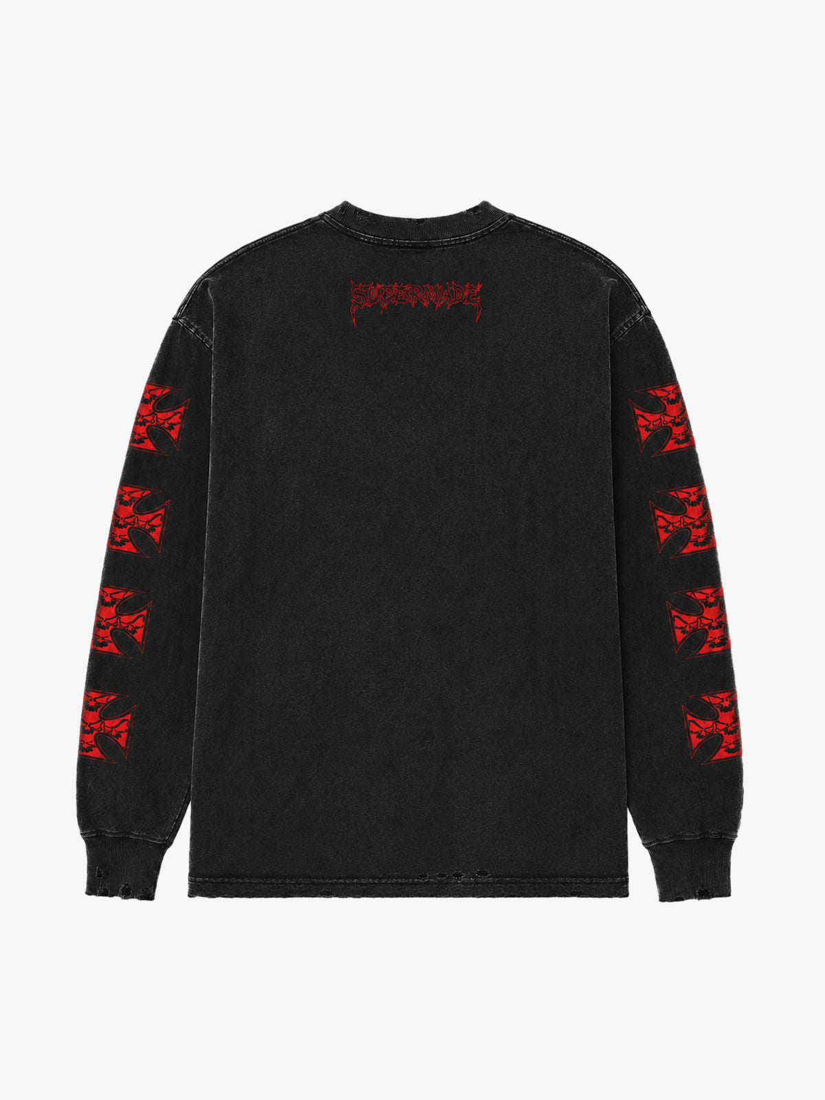 Skull Cross Graphic Long Sleeve Tee