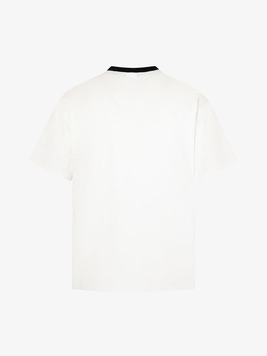 White 100% Cotton Crew Neck T-Shirt – Soft Lightweight Casual Tee