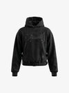 Wildleder-Hoodie mit Gürteldetails