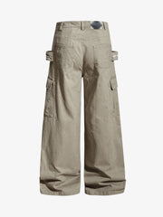 Vintage Strap Detail Carpenter Pants 