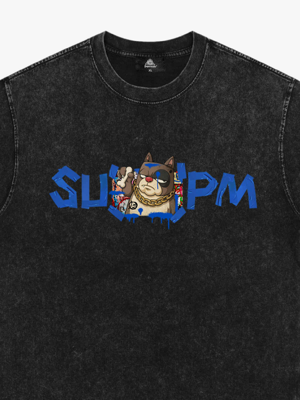 SUPM Graffiti Tape Graphic T-shirt 