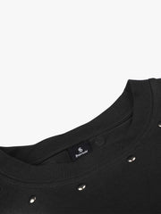 Pegasus Graphic Studded Tie-Dye Long Sleeve Tee