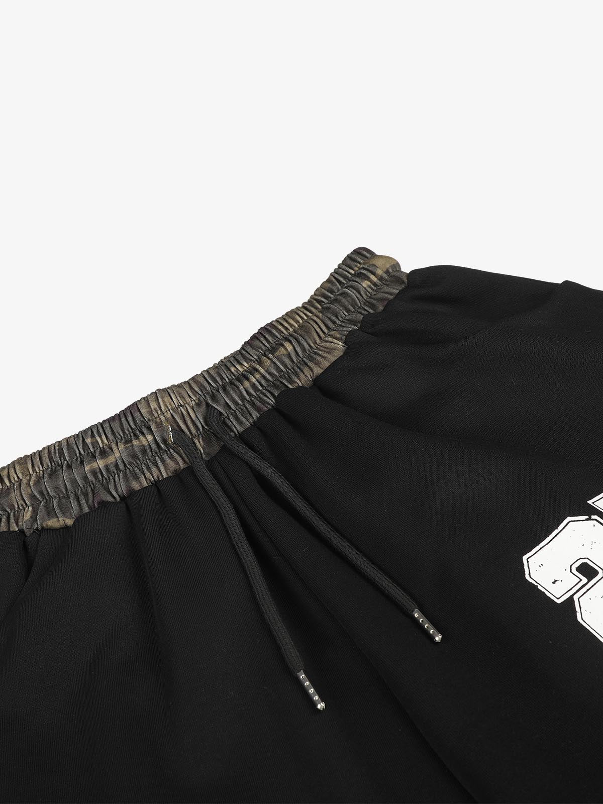 Camo Patchwork Baggy Sweatpants