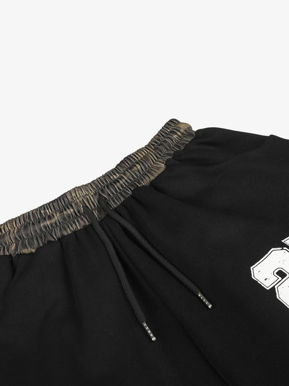 Camo Patchwork Baggy Sweatpants