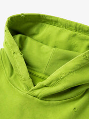 Parody Web-Ad Graphic Distressed Boxy Hoodie