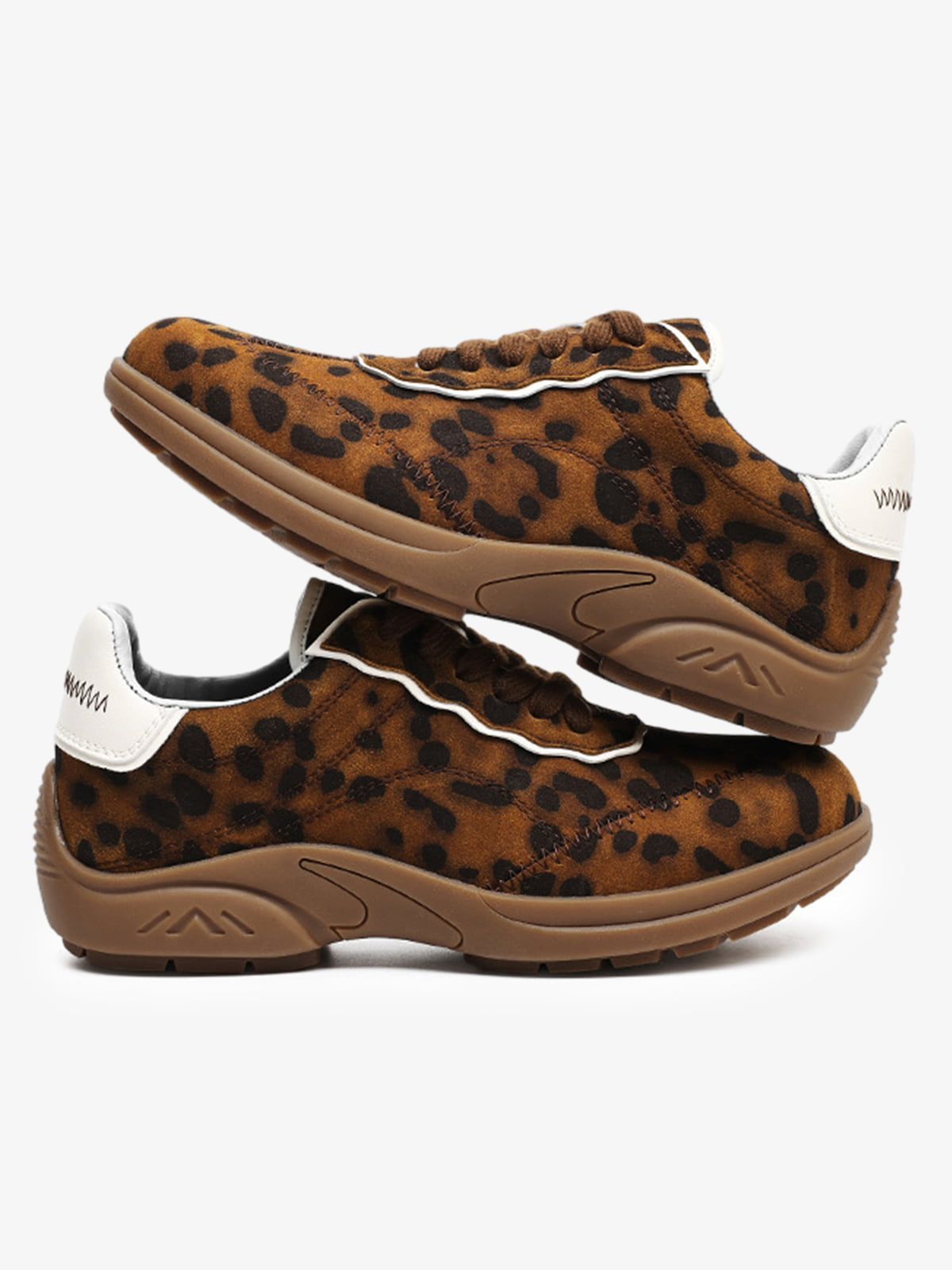 Leopard Print Sneakers for Women - Trendy and Comfortable Athletic Shoes 