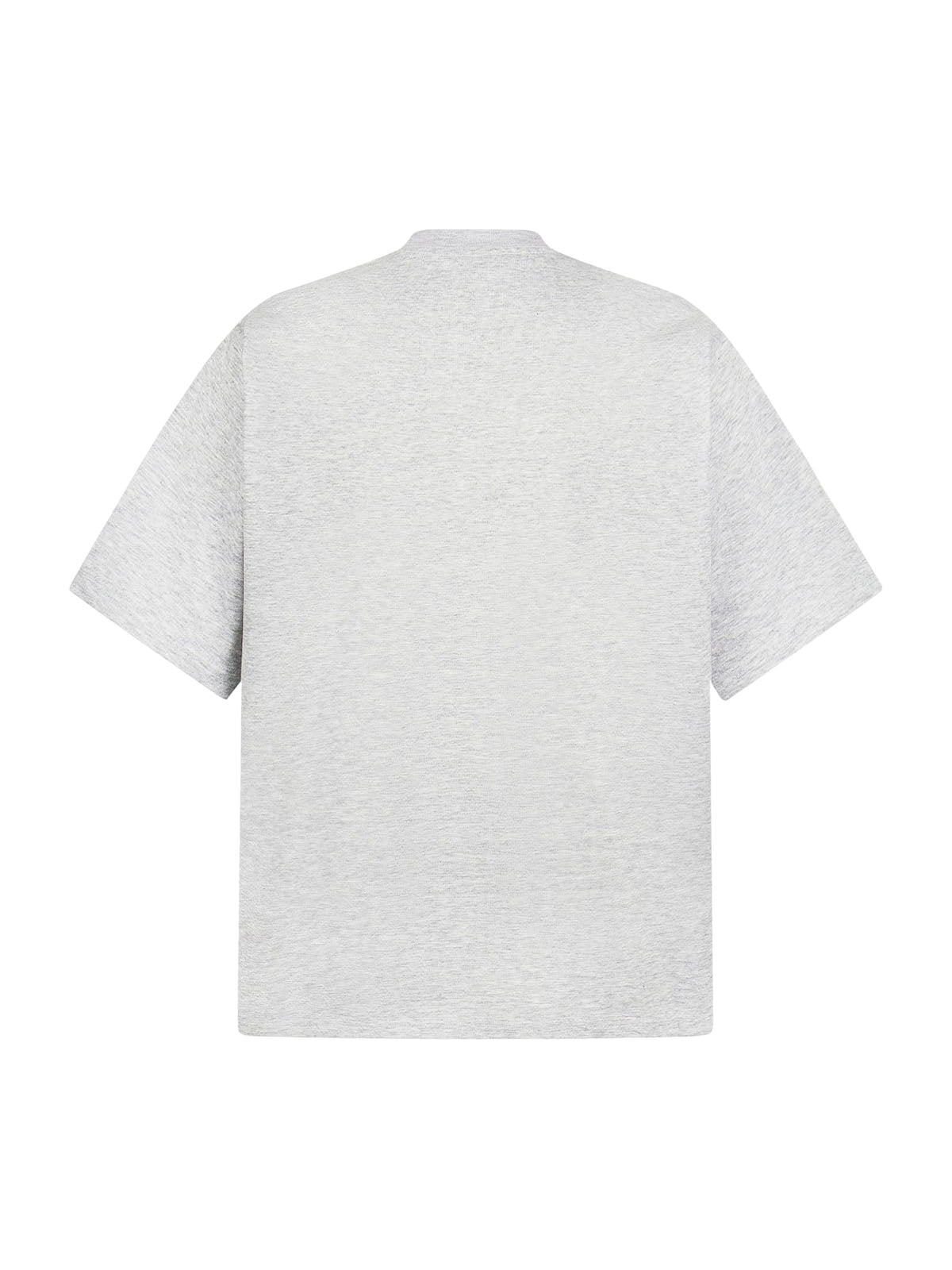 Oversized Embroidered Floral Letter T-Shirt 