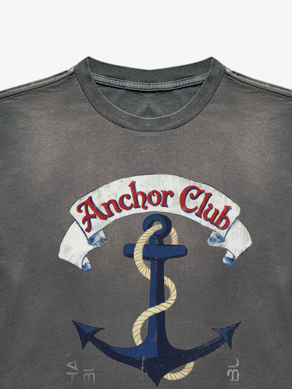Anchor Graphic Washed Long Sleeve Tee; VTG Dirty Gray / S, VTG Dirty Gray / M, VTG Dirty Gray / L, VTG Dirty Gray / XL