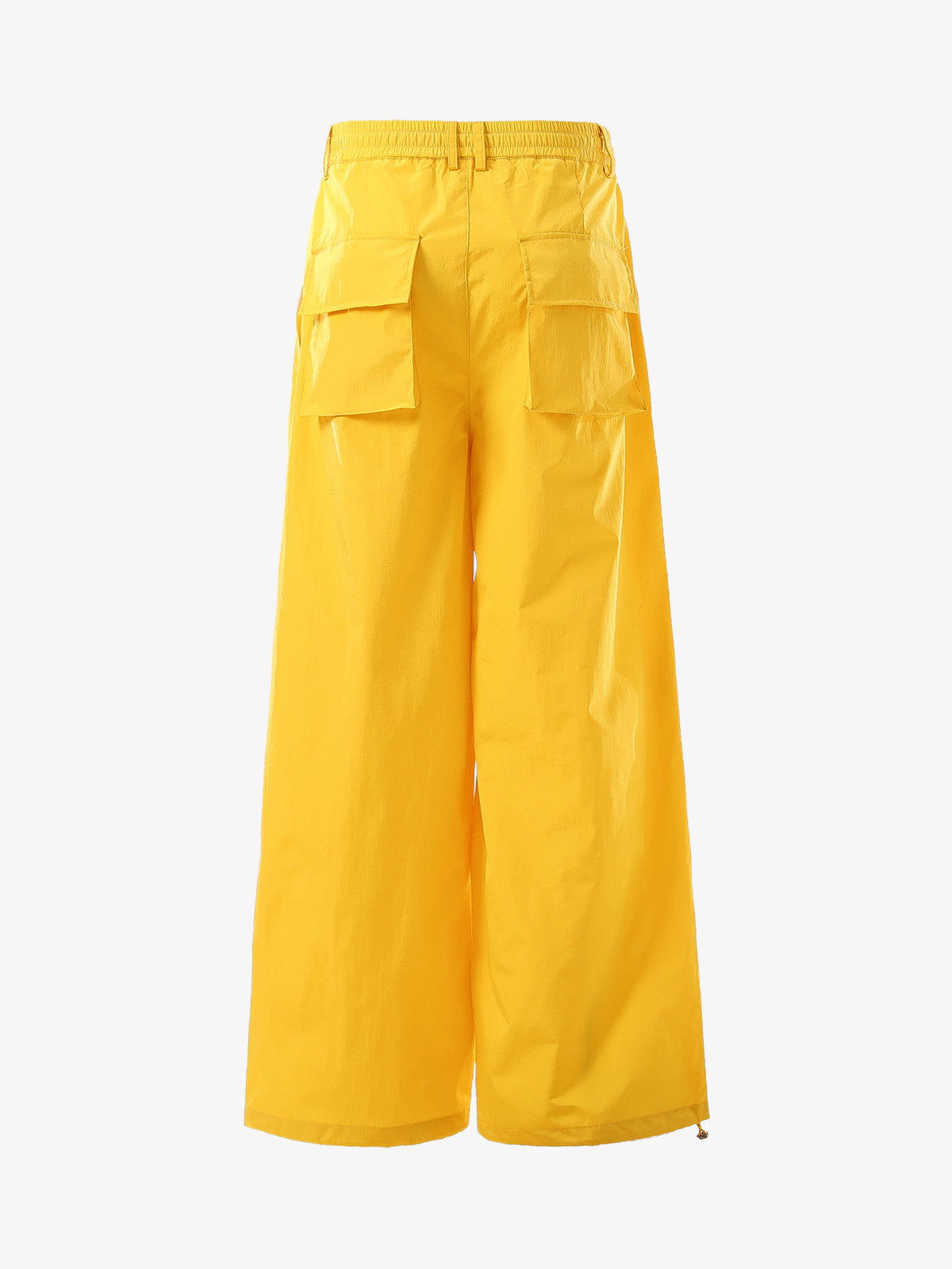 Vintage Drawstring Draped Embroidered Wide Leg Pants 