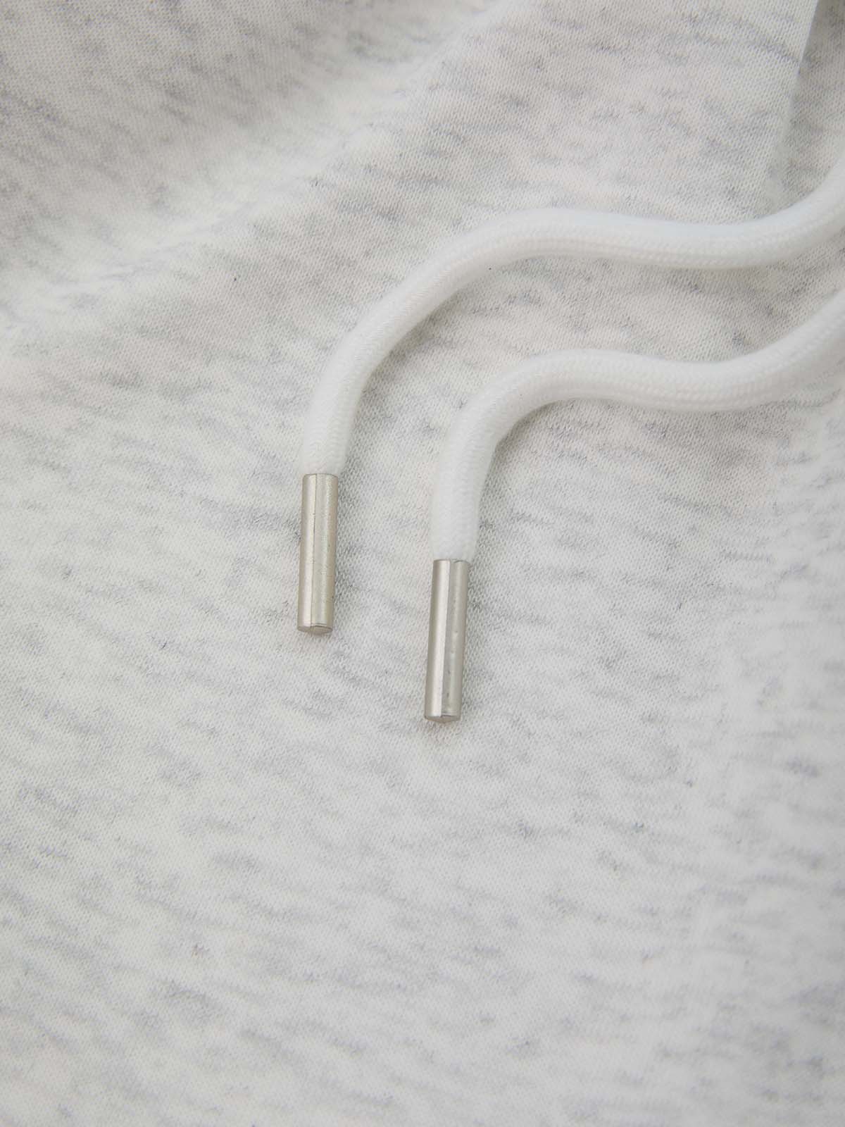 Cotton Blend Pearl Embellished Wide Leg Sweatpants for Women 