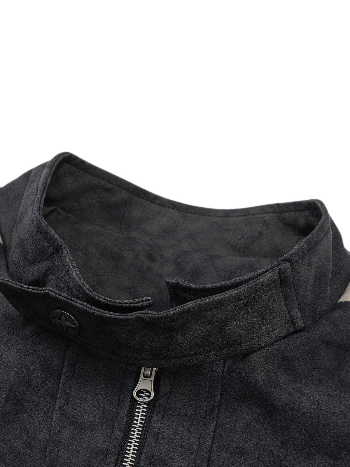 Matte PU Moto Leather Jacket 