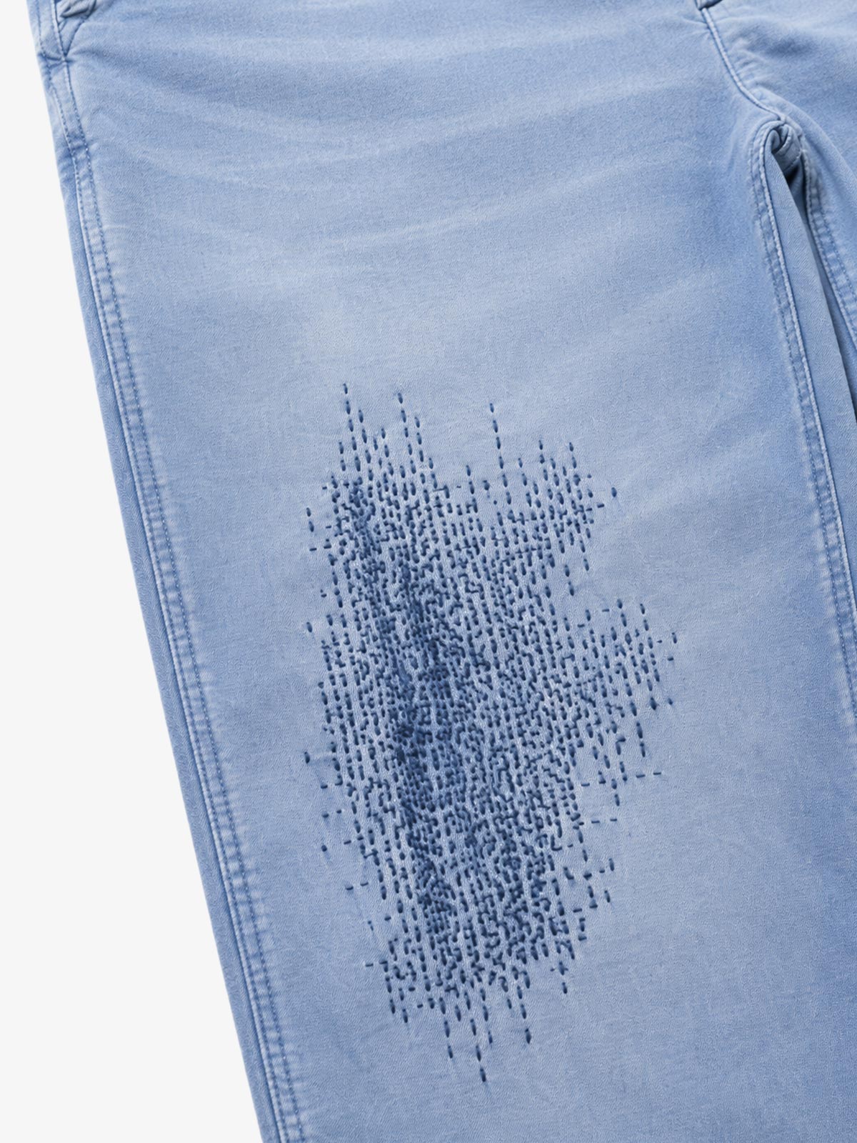 Sashiko Stitch Work Pants