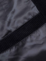 Washed Distressed Corduroy Cropped Jacket