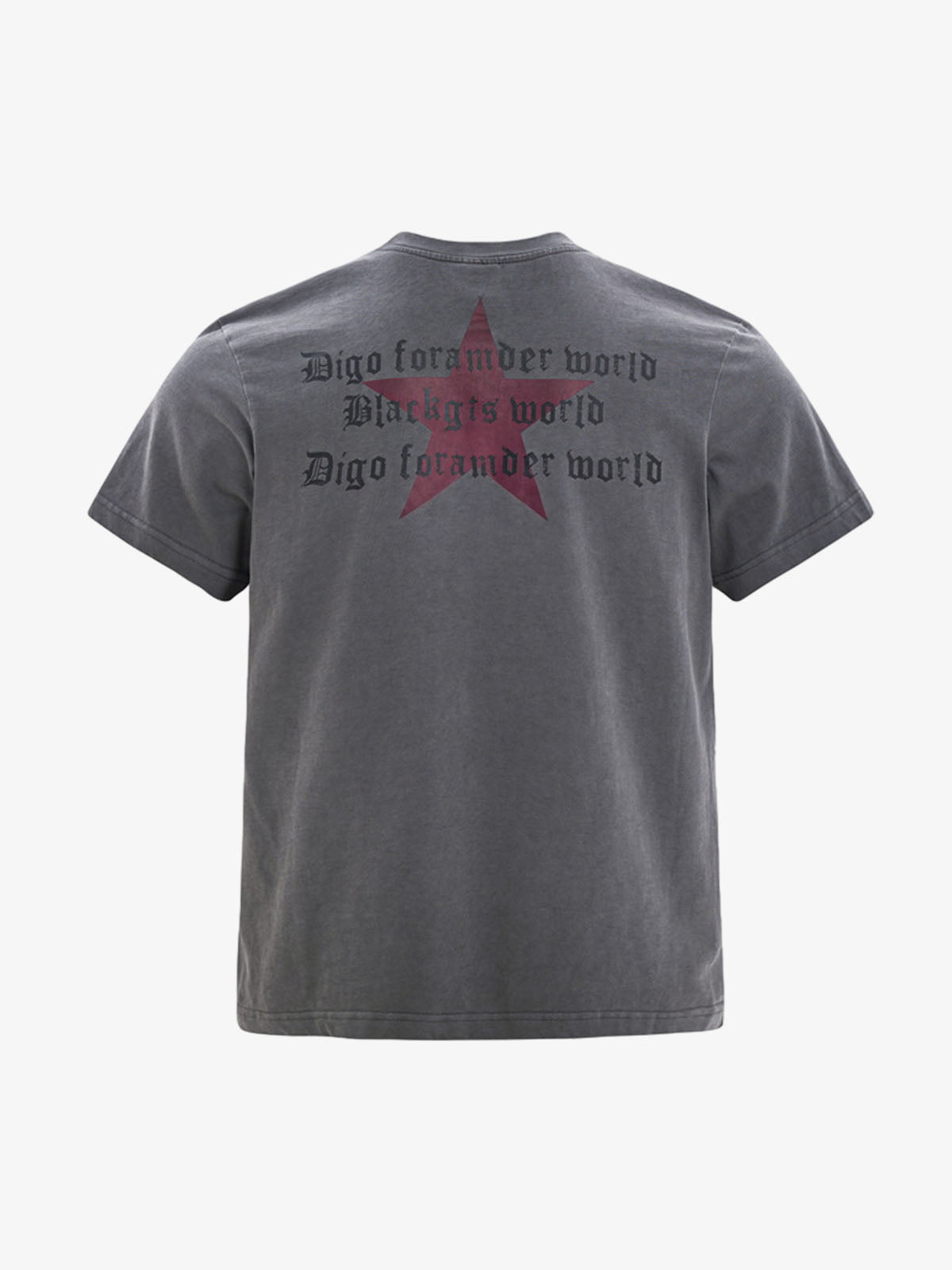 Cyber-Star Gothic Graphic T-Shirt 