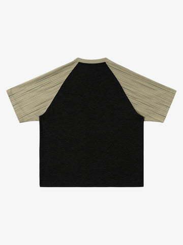 Raglan-T-Shirt mit gotischem Burgmotiv