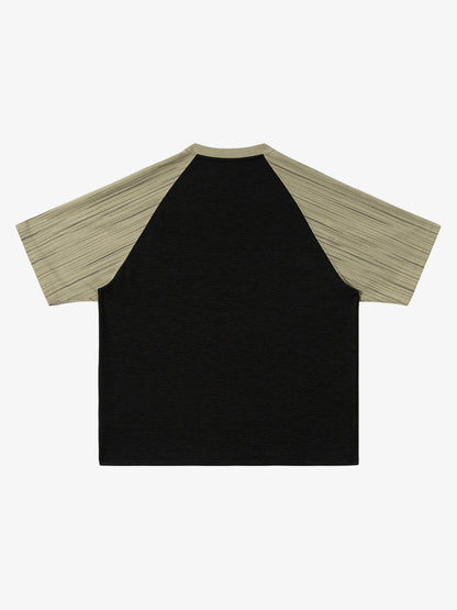 Raglan-T-Shirt mit gotischem Burgmotiv
