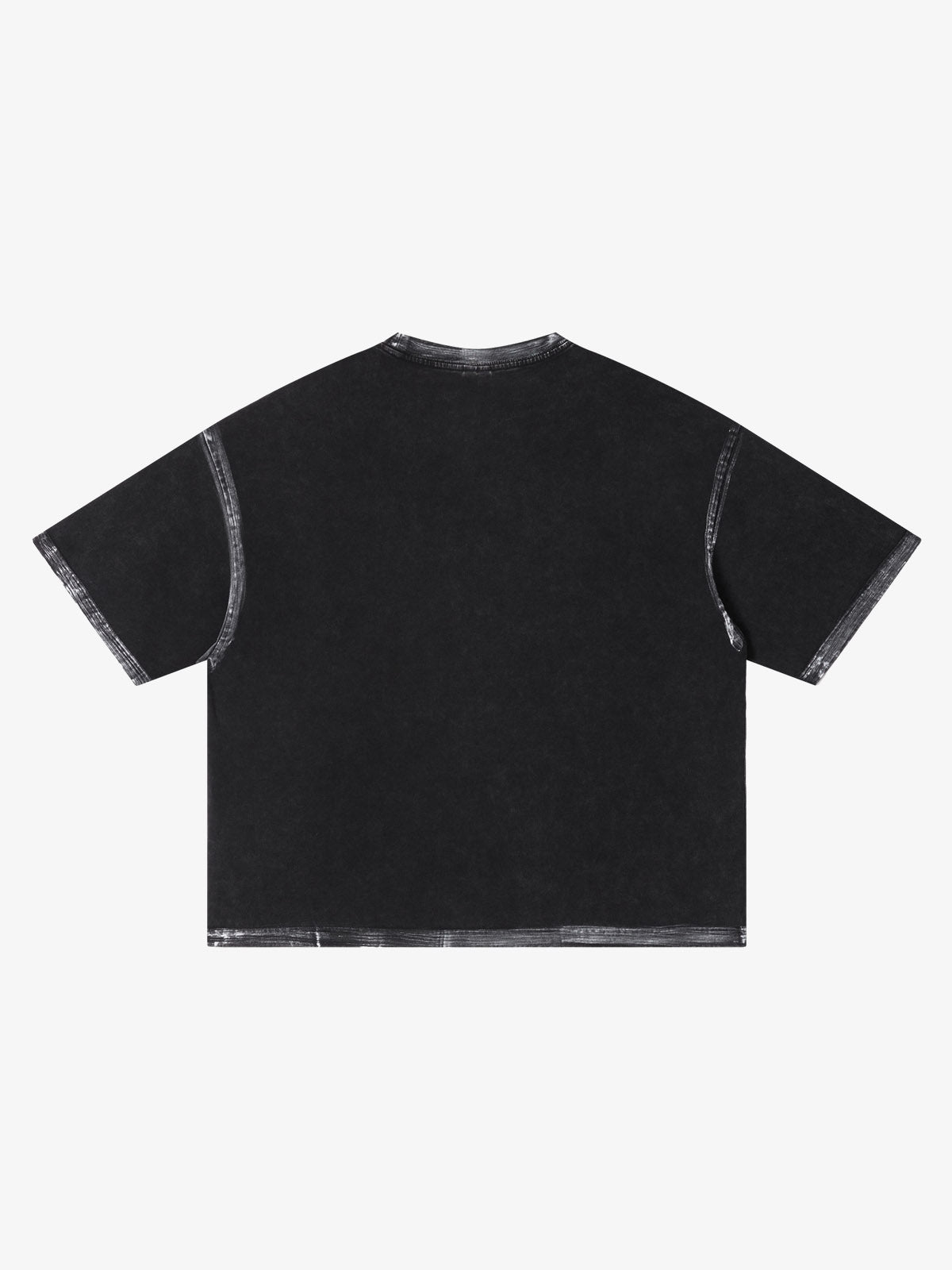 T-shirt à motif squelette vieilli Thesupermade, coupe carrée