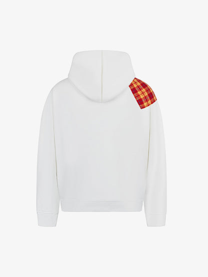 Stylish Hoodie with Plaid Bow Detail for Women - Perfect for Casual and Fashionable Looks 