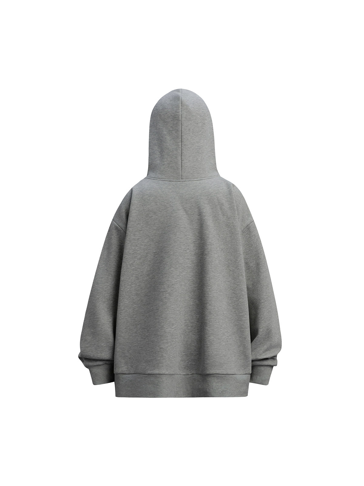 Thesupermade Cross Star Fleece Zip Up Hoodie