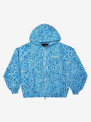 Leopard Print Zip-Up Hoodie