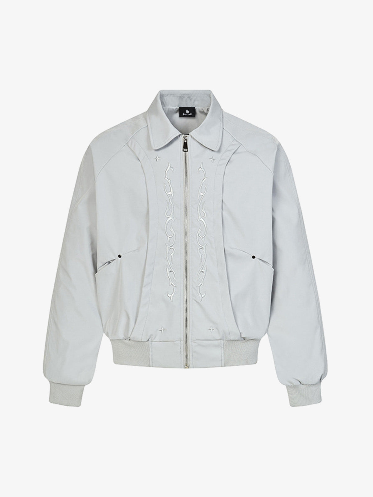 Deconstructed Patchwork Bomber Jacket