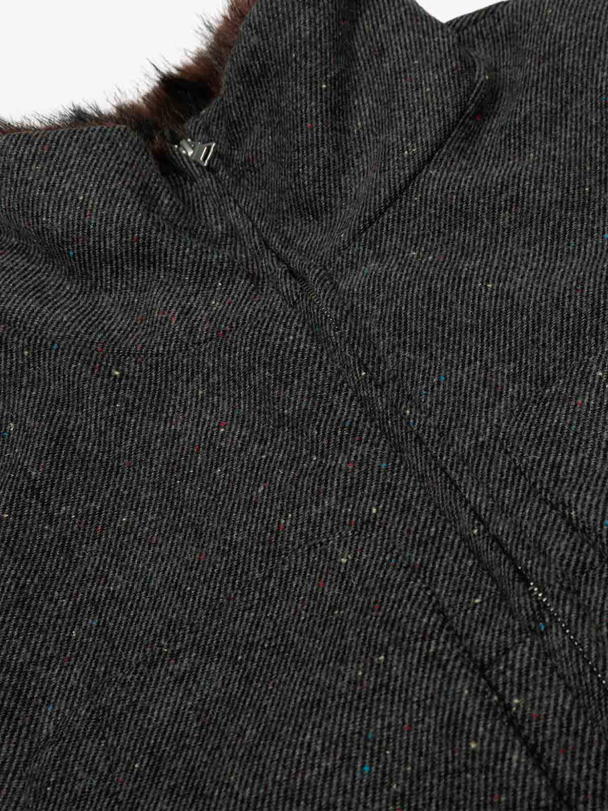 Warmth-Enhancing Faux Fur Collar Vest for Winter Outdoors 