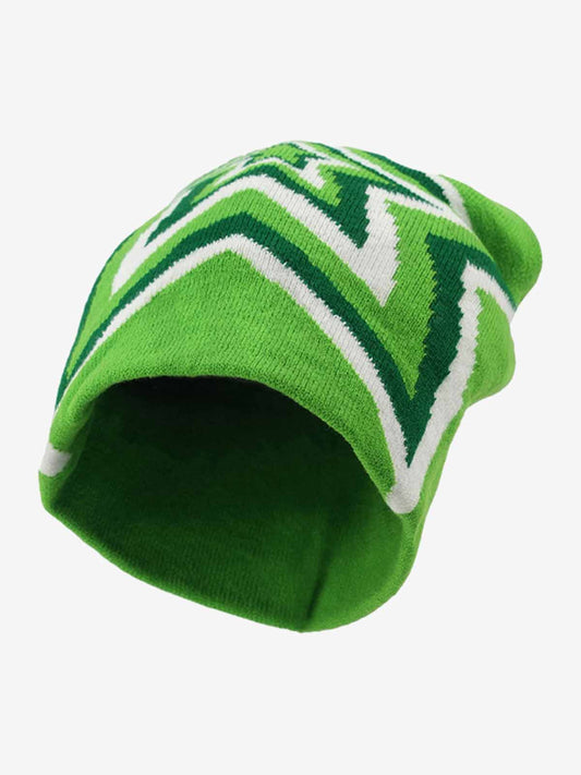 Multiclolor Star Pattern Knit Beanie Hat 