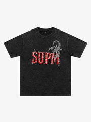 Washed Scorpion Graphic T-Shirt 
