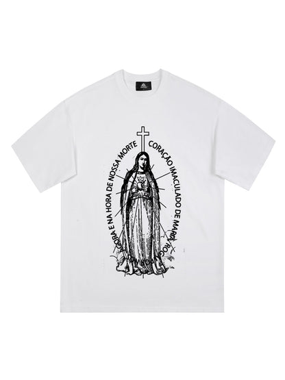 Original Retro Cross Religious Icon T-Shirt 