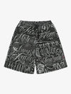 Black & White Graphic Lounge Shorts
