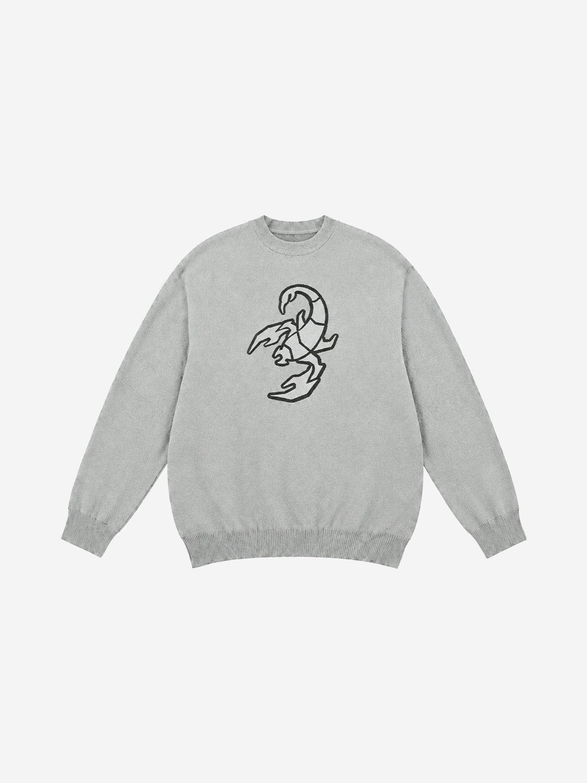 Scorpion Star Graphic Knit Sweater