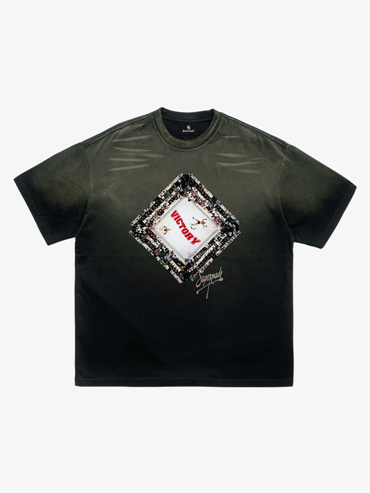 Vintage Distressed Boxing Graphic T-Shirt 