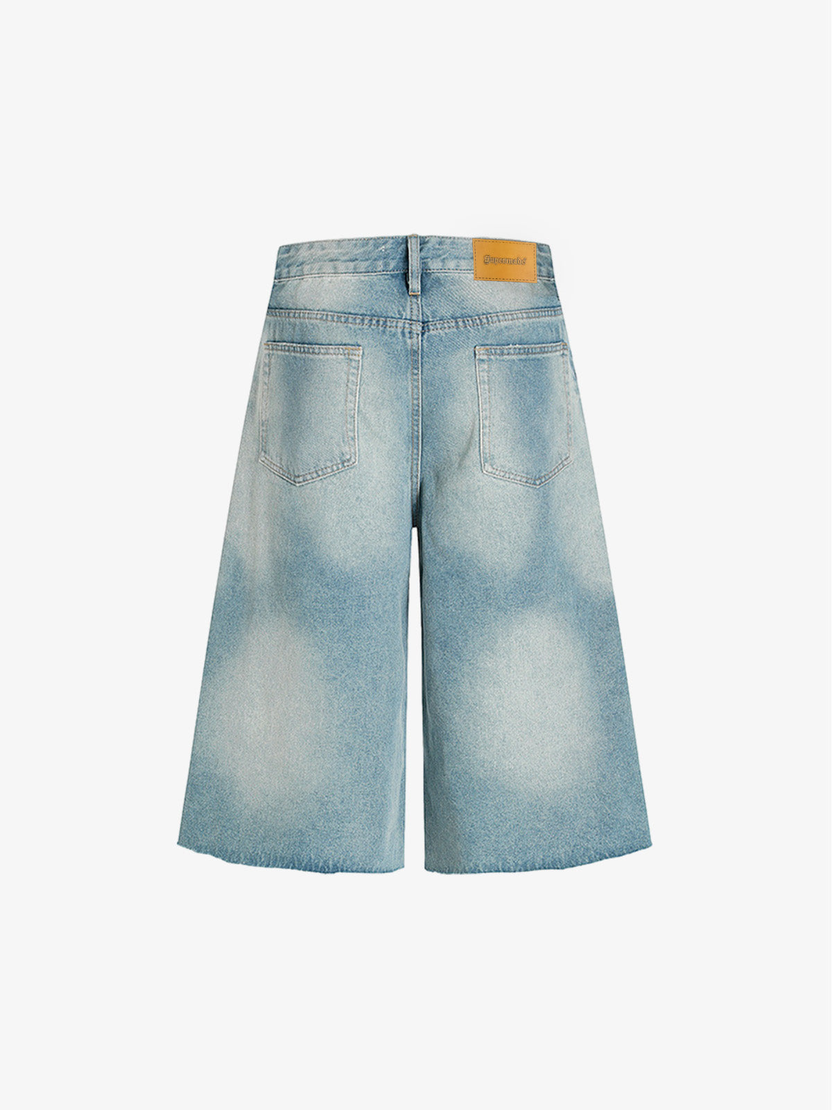 Vintage Raw Edge Cropped Jeans 