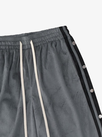 Pantalones cortos deportivos de gamuza