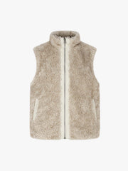 Stand-Collar Zip Fleece Vest