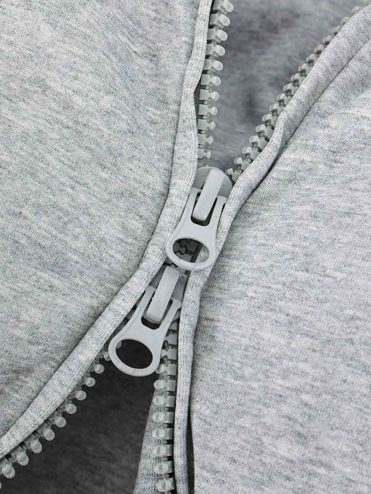 3D Bubble Curve Padded Zip Vest 