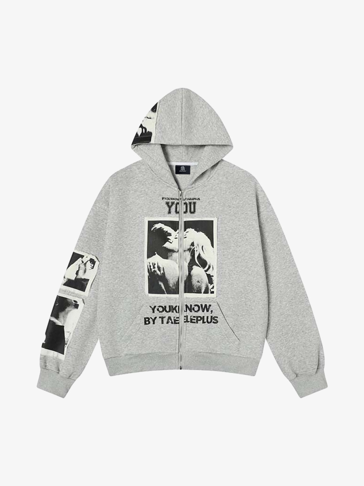Stylish Graphic Hoodie with Unique Horse Print Design for Casual Wear 