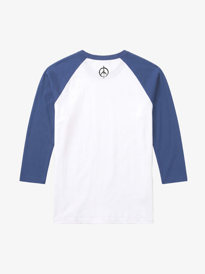 Logo Graphic Tailored-Fit 5/8 Raglan Sleeve Top