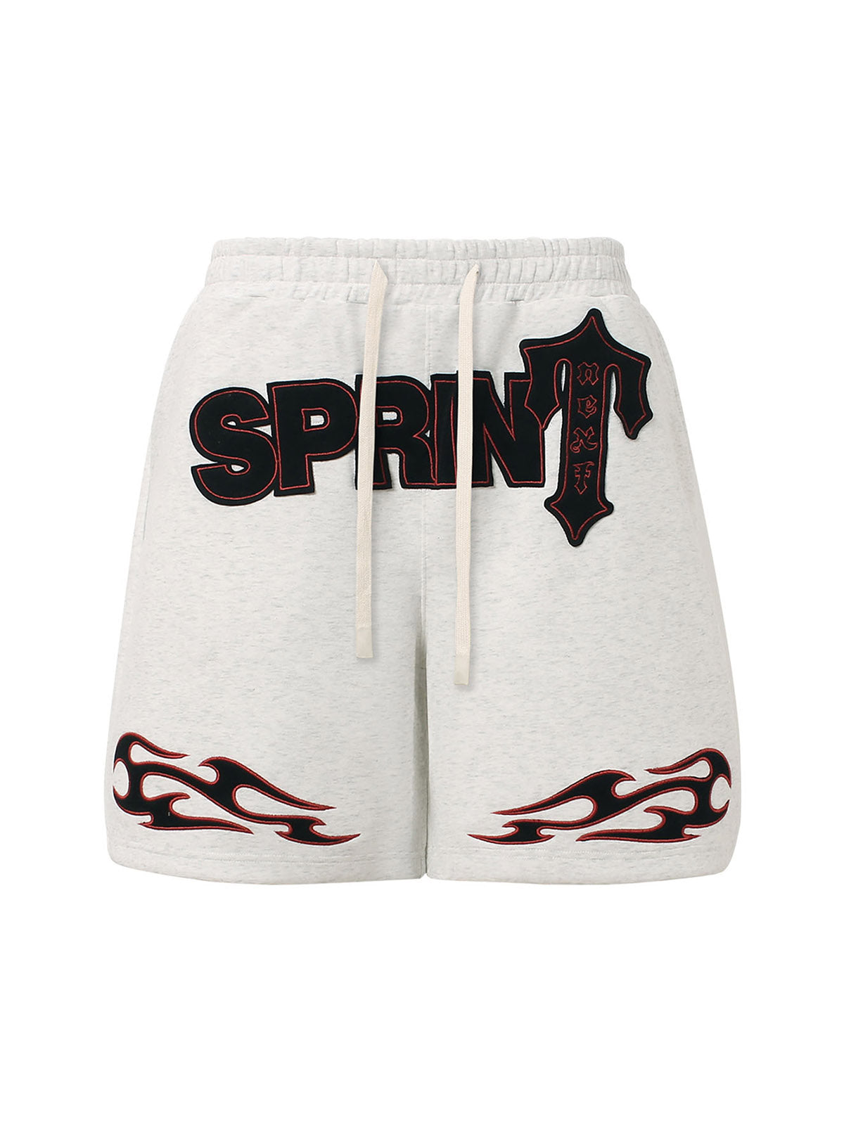 Street Graphic Drawstring Shorts
