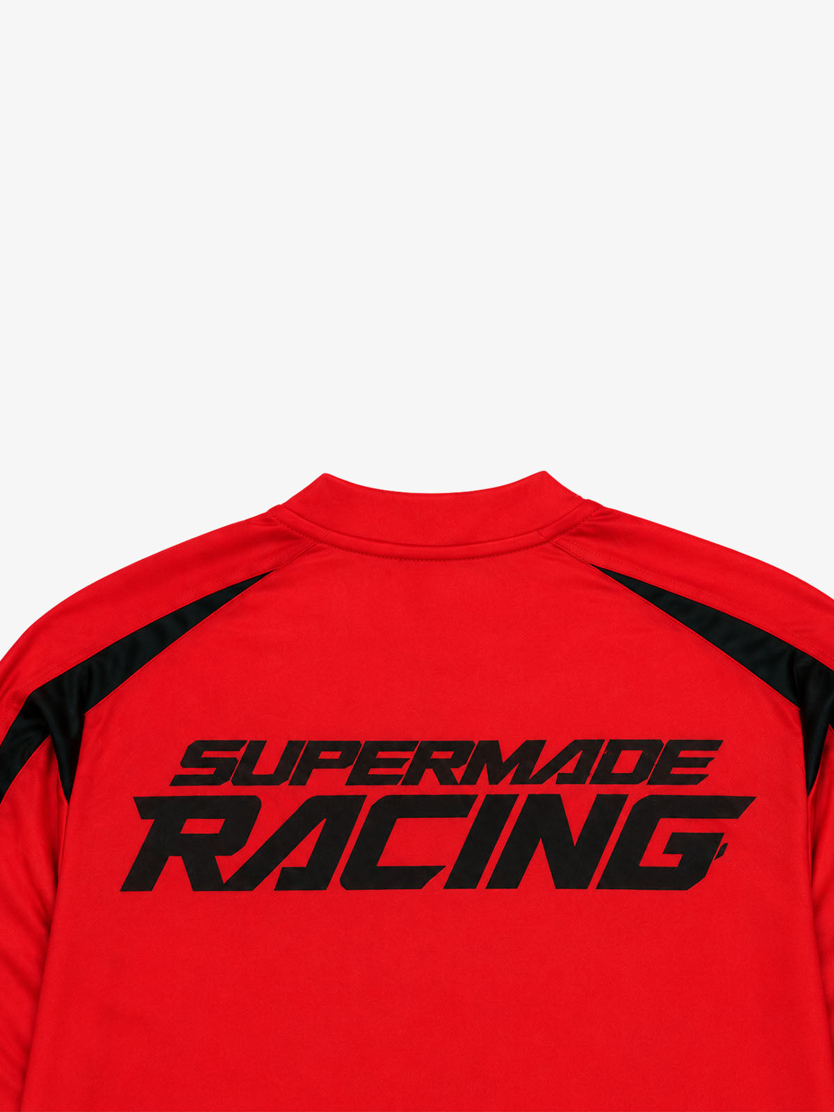 Skull Graphic Layered Racing Logo Long Sleeve Tee