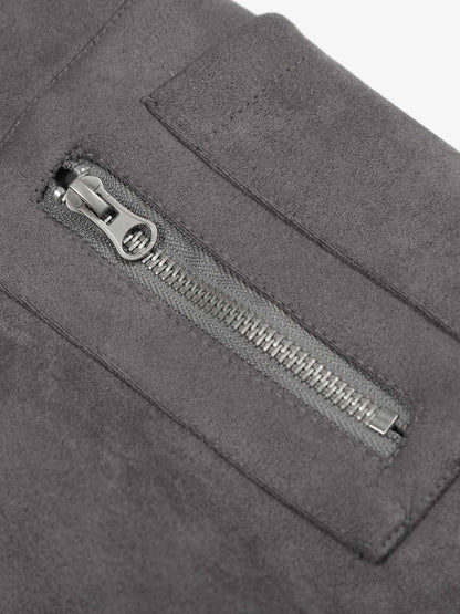 Faux Fur Collar Patchwork Embroidered Quilted Jacket