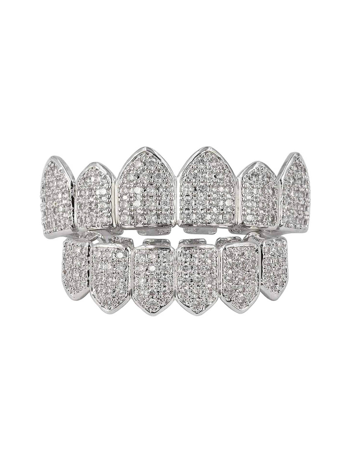 Vampire Teeth Zircon Braces 